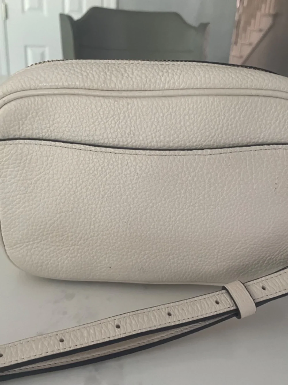 White Coach purse with strap